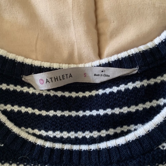 Athleta High Side Split Striped Nylon Wool - Picture 5 of 5